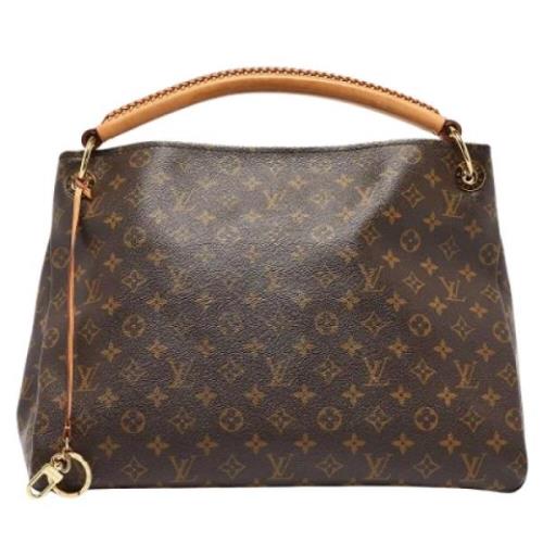 Louis Vuitton Vintage Pre-owned Canvas handvskor Brown, Dam