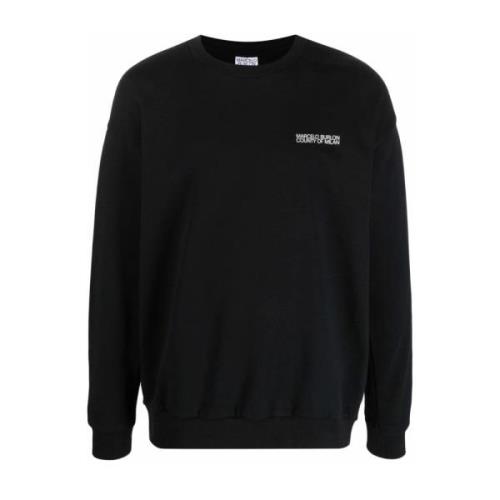 Marcelo Burlon Sweatshirts Black, Herr