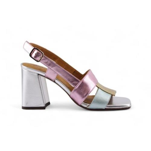 Chie Mihara Rosa Guld Grön Sandal Multicolor, Dam