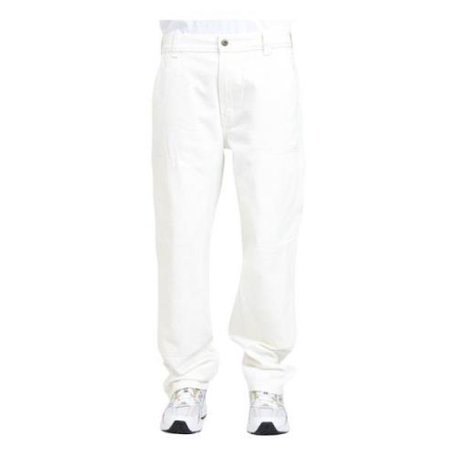 Dickies Straight Jeans White, Herr