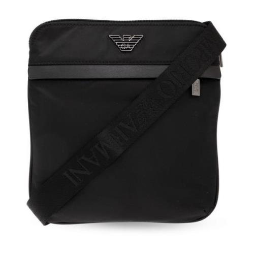 Emporio Armani samling axelväska Black, Herr