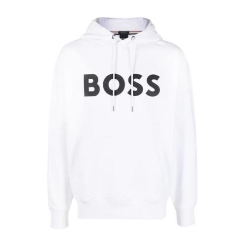 Hugo Boss Sweatshirts White, Herr