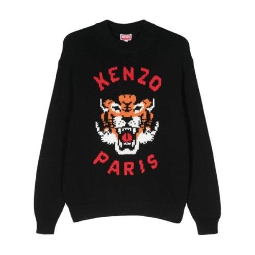 Kenzo Knitwear Black, Herr