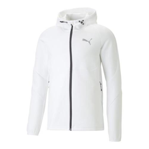 Puma Evostripe Dragkedja Hoodie White, Herr