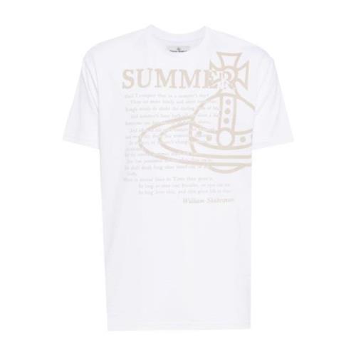 Vivienne Westwood Sommarklassiska Vita T-shirts och Polos White, Dam