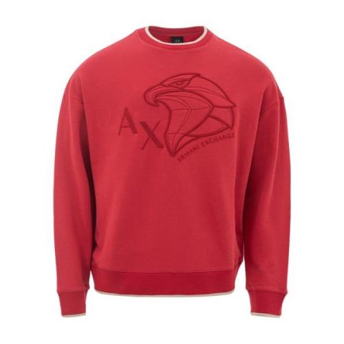 Armani Exchange Sweatshirts Red, Herr