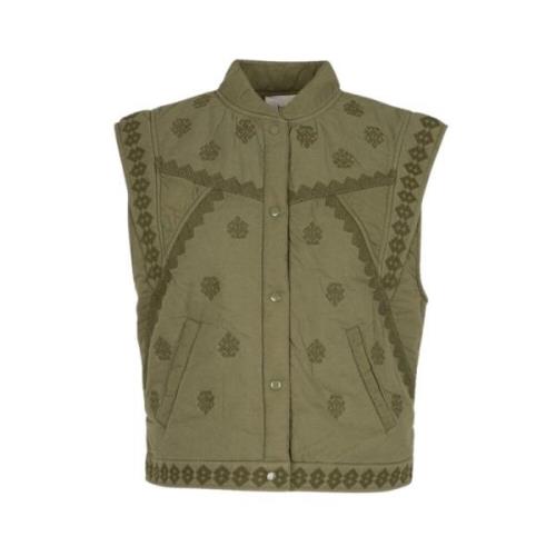 Ba&Sh Vests Green, Dam