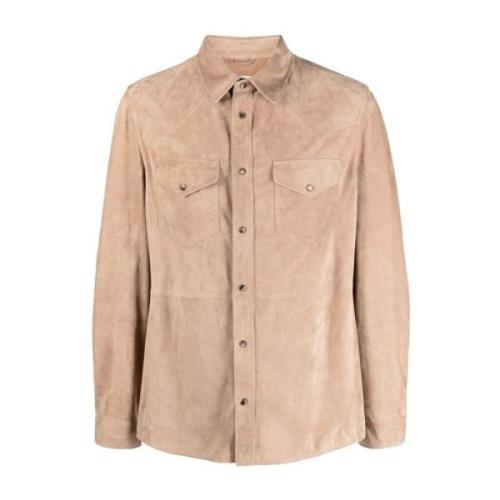 Brunello Cucinelli Shirts Beige, Herr