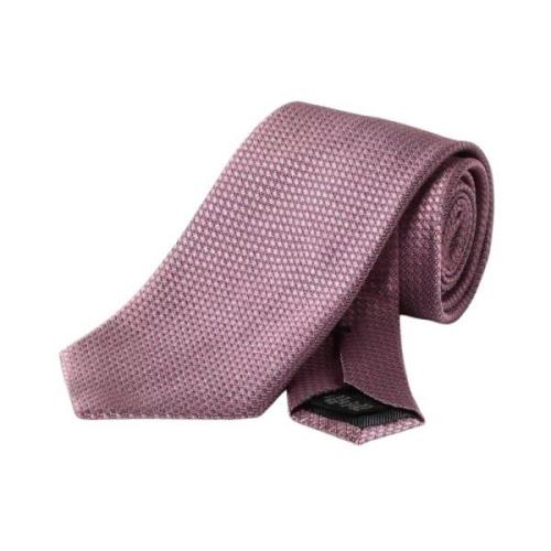 Ermenegildo Zegna Silkesrosa Slips & Fluga Pink, Herr