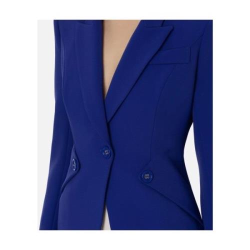 Elisabetta Franchi Jackets Blue, Dam