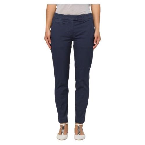 Dondup Slim-fit Trousers Blue, Dam