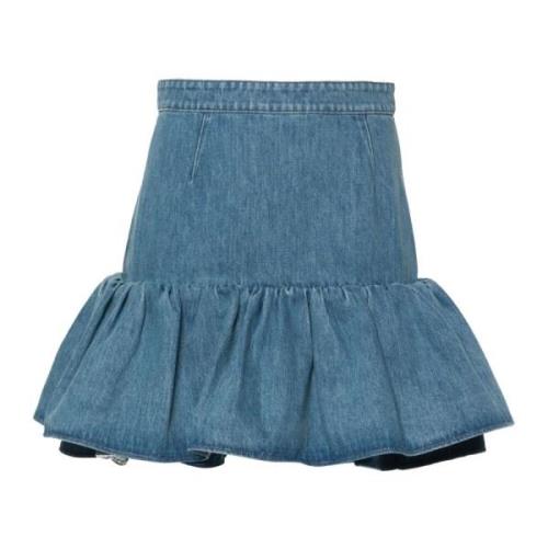 Patou Denim Skirts Blue, Dam