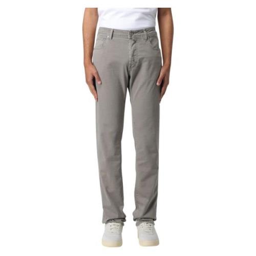 Jacob Cohën Straight Jeans Gray, Herr