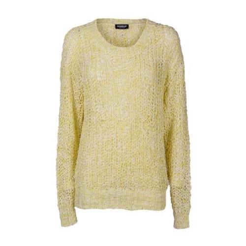 Dondup Round-neck Knitwear Yellow, Dam