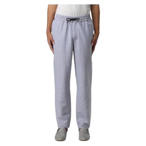 Sease Straight Trousers Blue, Herr