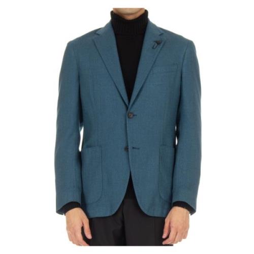 Lardini Jackets Blue, Herr