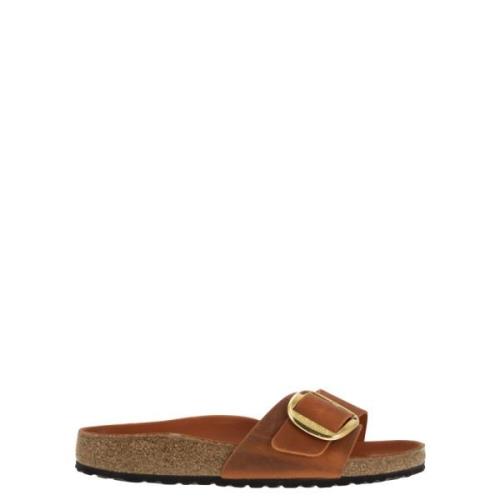 Birkenstock Sliders Orange, Dam