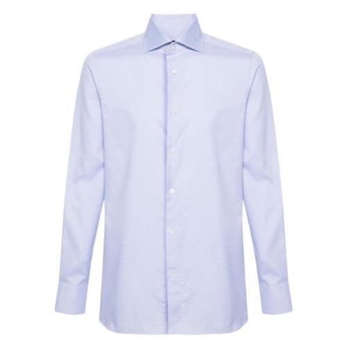 Ermenegildo Zegna Formal Shirts Blue, Herr