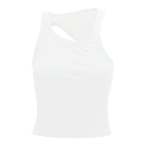 MM6 Maison Margiela Sleeveless Tops White, Dam