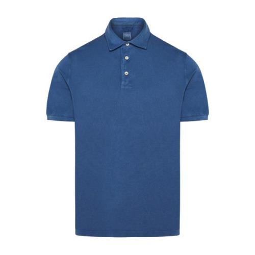 Fedeli Polo Shirts Blue, Herr