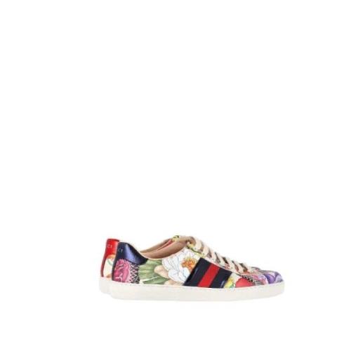 Gucci Vintage Pre-owned Laeder sneakers Multicolor, Herr