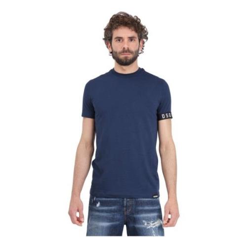 Dsquared2 T-Shirts Blue, Herr