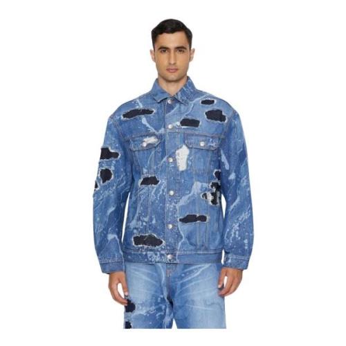 John Richmond Denim Jackets Blue, Herr