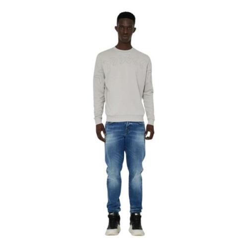 John Richmond Sweatshirts Hoodies Gray, Herr