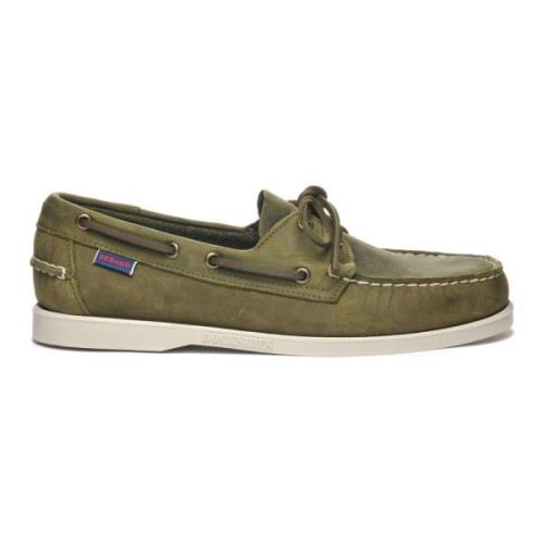 Sebago Loafers Green, Herr