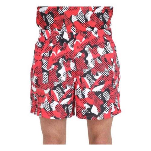 New Era Chicago Bulls All Over Print Shorts Multicolor, Herr