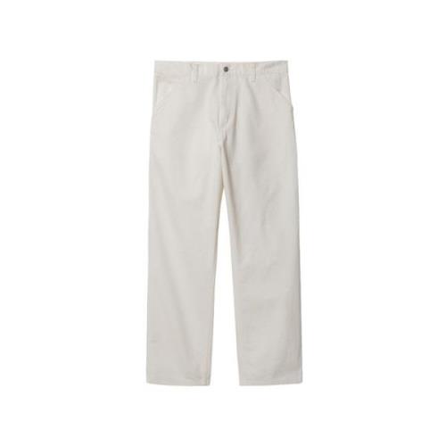 Carhartt Wip Slim-fit Jeans White, Herr