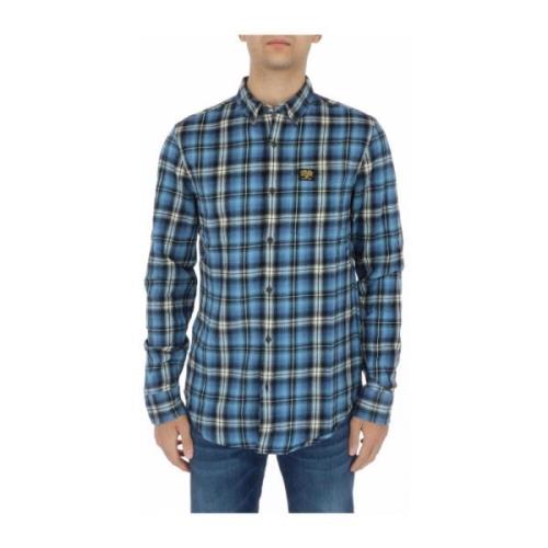 Superdry Casual Shirts Blue, Herr