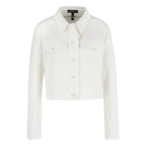 Marc Cain Denim Jackets White, Dam