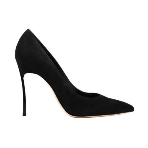 Casadei Blade Höga Klackskor Black, Dam