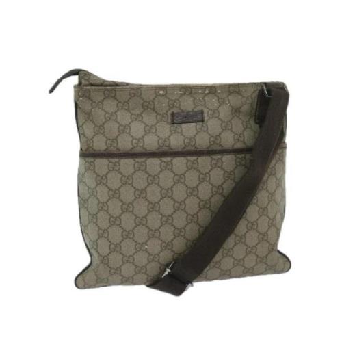 Gucci Vintage Pre-owned Canvas gucci-vskor Beige, Dam