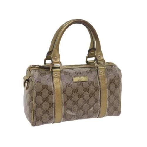 Gucci Vintage Pre-owned Canvas handvskor Yellow, Dam