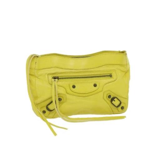 Balenciaga Vintage Pre-owned Laeder balenciaga-vskor Yellow, Dam