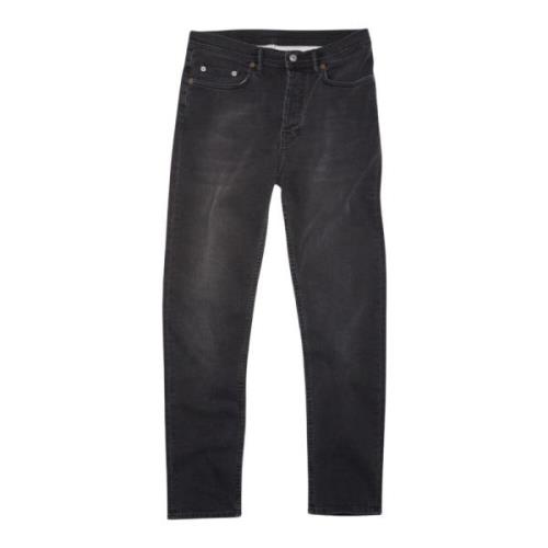 Acne Studios Svart Denim River Jeans Black, Herr