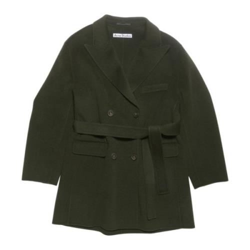 Acne Studios Belted Coats Green, Dam