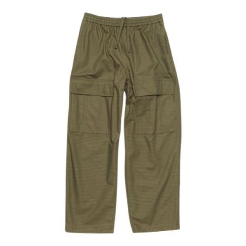 Acne Studios Wide Trousers Green, Herr