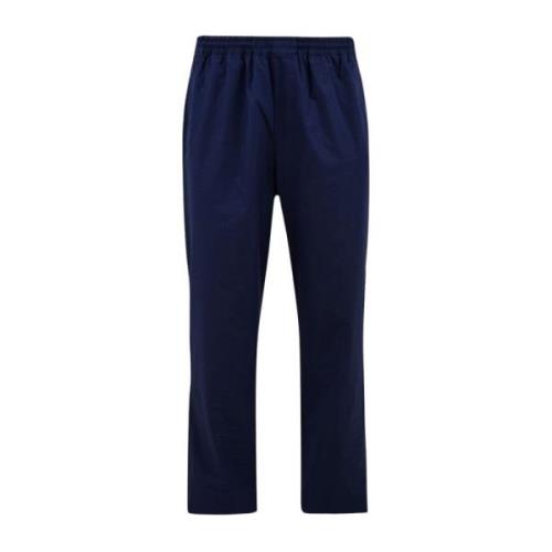 Aspesi Straight Trousers Blue, Herr