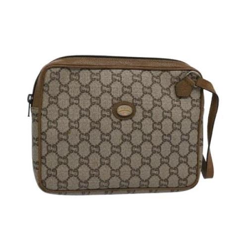 Gucci Vintage Pre-owned Laeder gucci-vskor Beige, Dam