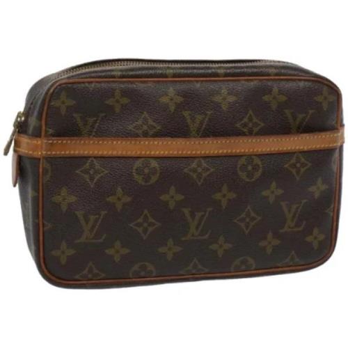 Louis Vuitton Vintage Pre-owned Canvas kuvertvskor Brown, Dam