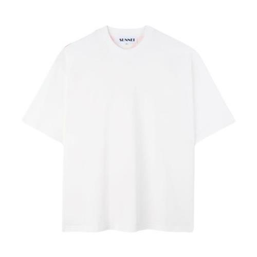 Sunnei Spirale Over T-Shirt White, Herr