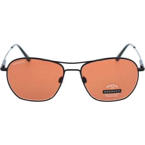 Serengeti Sunglasses Black, Unisex