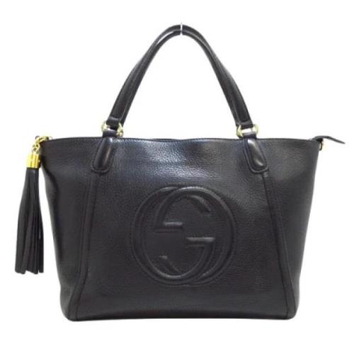 Gucci Vintage Pre-owned Laeder gucci-vskor Black, Dam