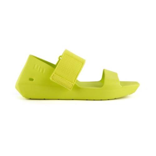 United Nude Flat Sandals Green, Dam