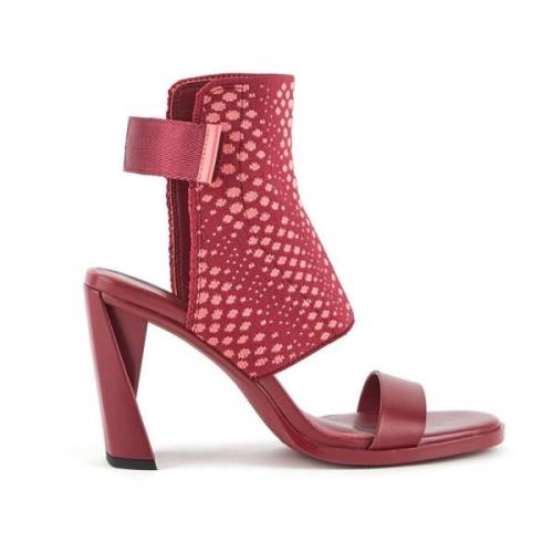 United Nude High Heel Sandals Red, Dam