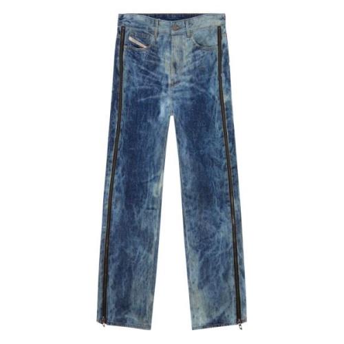 Diesel Straight Jeans - D-Rise Blue, Herr