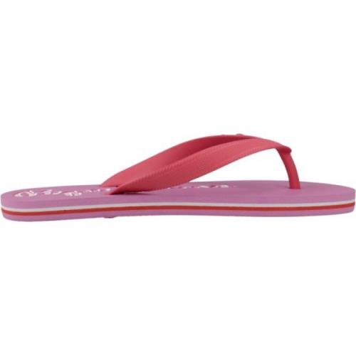 Pepe Jeans Stiliga Bay Beach Flip Flops Kvinnor Pink, Dam